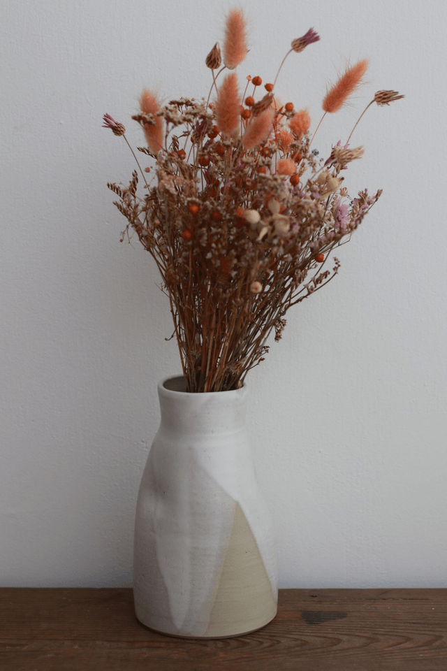 Le vase plié en grès 