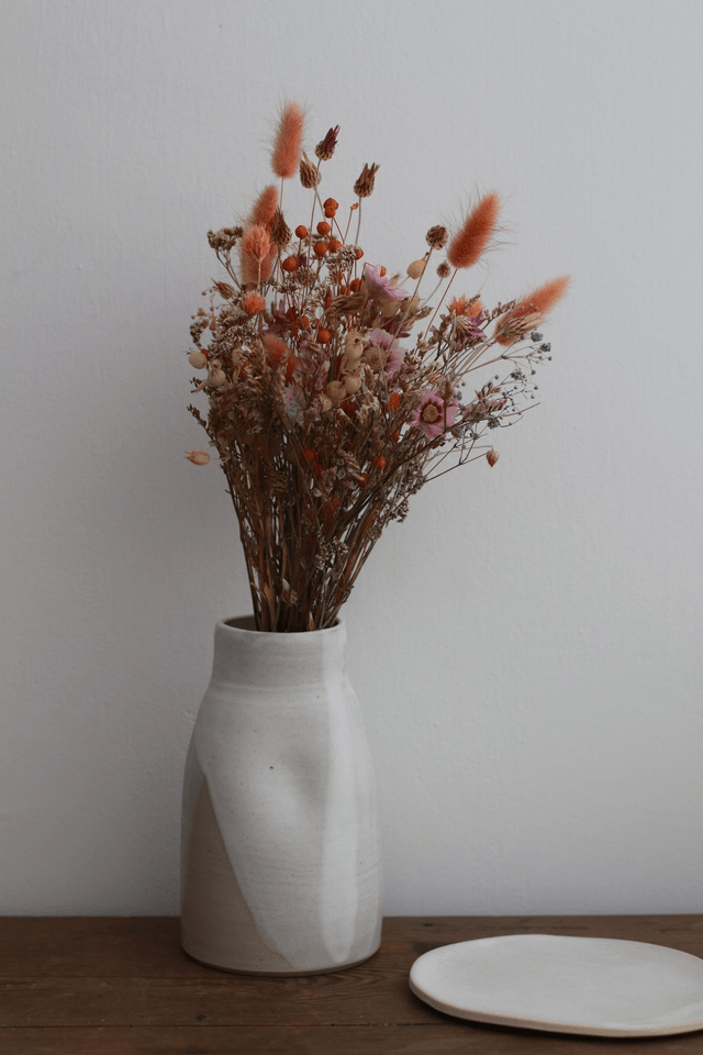 Le vase plié en grès 
