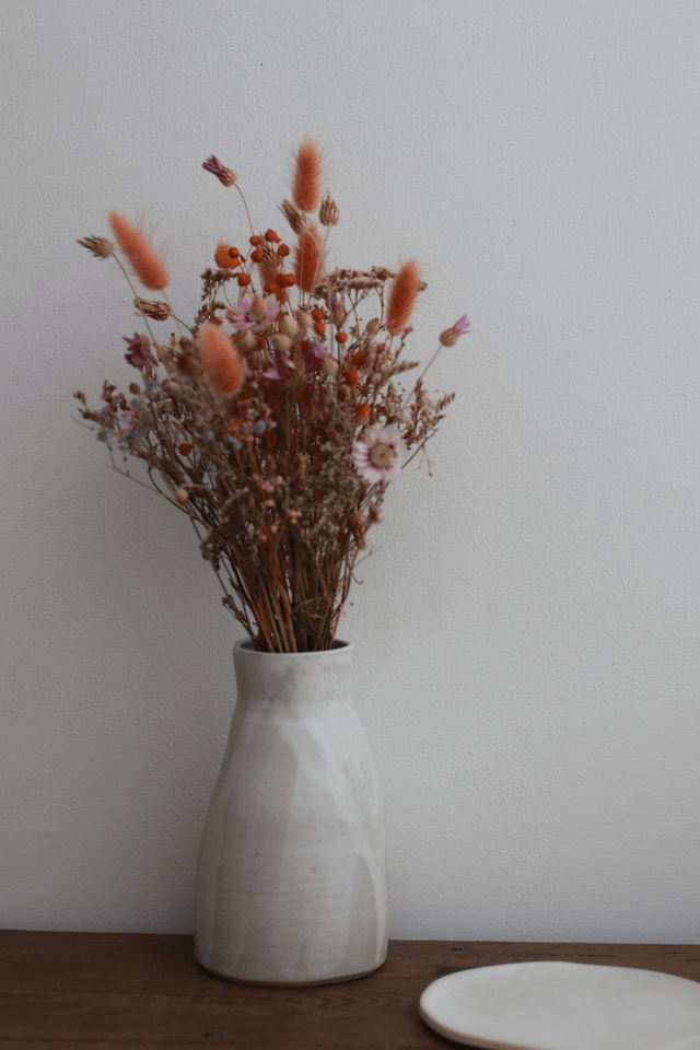 Le vase plié en grès 