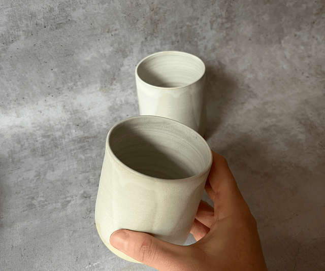 La grande tasse ivoire 