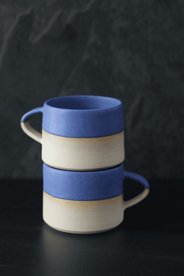 La tasse bicolore 